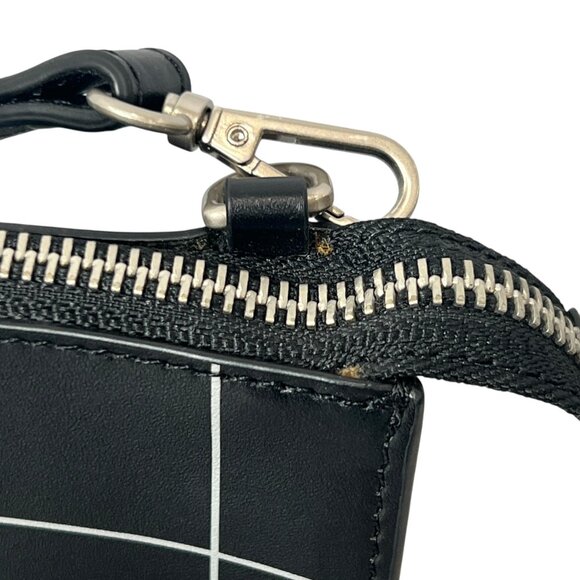$695 A Cold Wall Black Structured Leather Curved Square Small Crossbody Bag - Picture 5 of 14